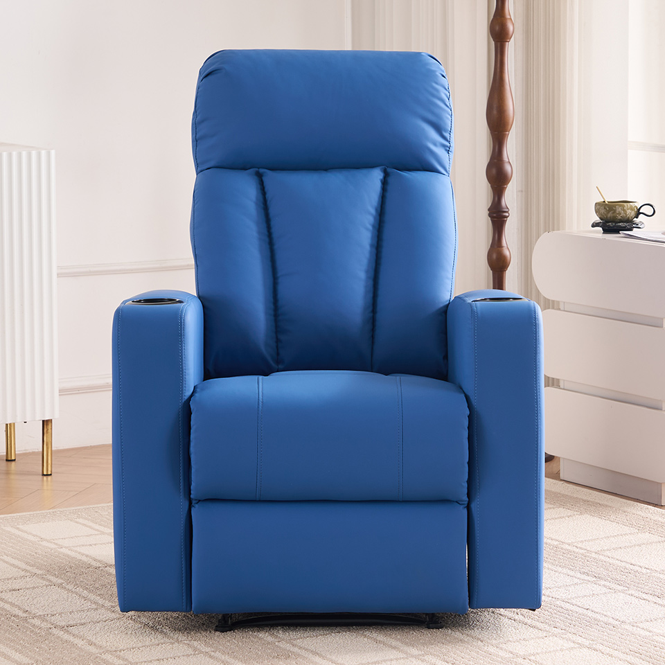 recliner chair blue recliner