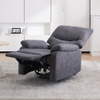 Dark Grey Fabric Living Room Furniture Manual Adjustable Recliner Chair Sofa 