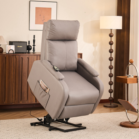 Living Room Elderly Relax Armchair Power Lift Recliner Chair with Single Motor