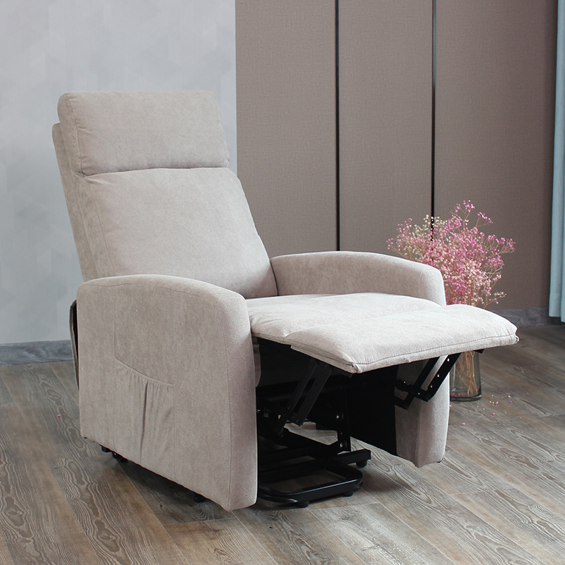 Modern Fabric Elderly Relax Armchair Power Lift Recliner Chair with Single Motor