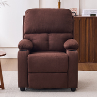 Modern Fabric Microfiber Living Room Watch Tv Chair Manual Recliner Chair