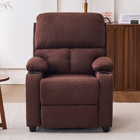 Modern Fabric Microfiber Living Room Watch Tv Chair Manual Recliner Chair