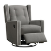 Modern Fabric Home Furniture Manual Swivel Glider Recliner Chair