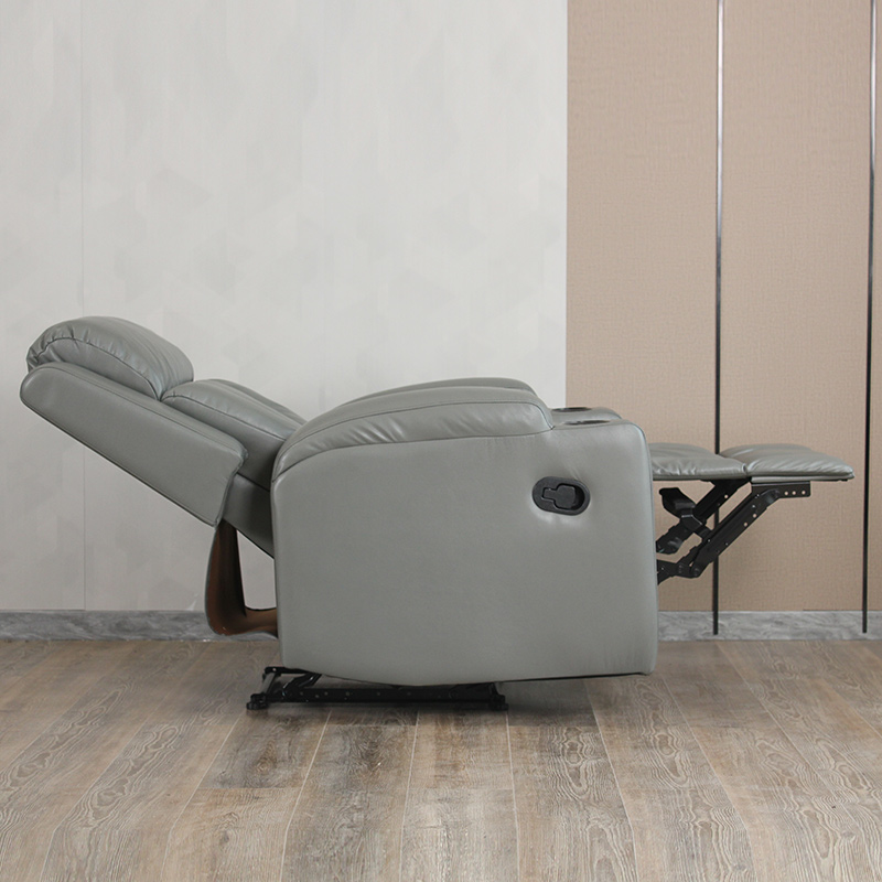 Manual 8 Point Vibration Massage Chair Living Room Sofa Recliner with Cup Holder