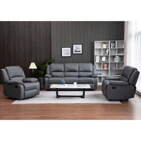 Hot Sale Modern Leather Living Room 1.2.3 Sofa Sets Motion Recliner Sofa
