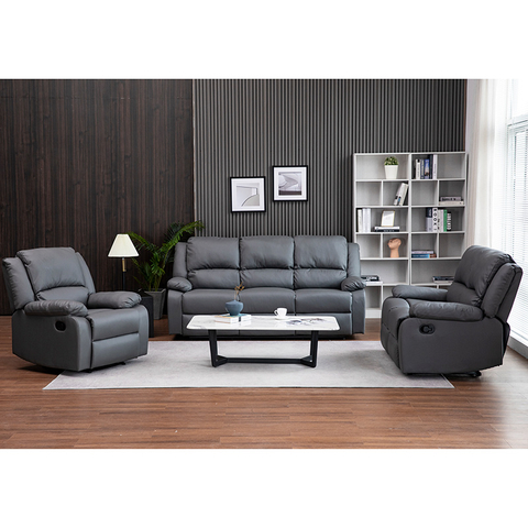 Hot Sale Modern Leather Living Room 1.2.3 Sofa Sets Motion Recliner Sofa
