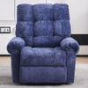 Modern Chenille Fabric Sofa Manual Recliner Chair Adjustable Relax Armchair