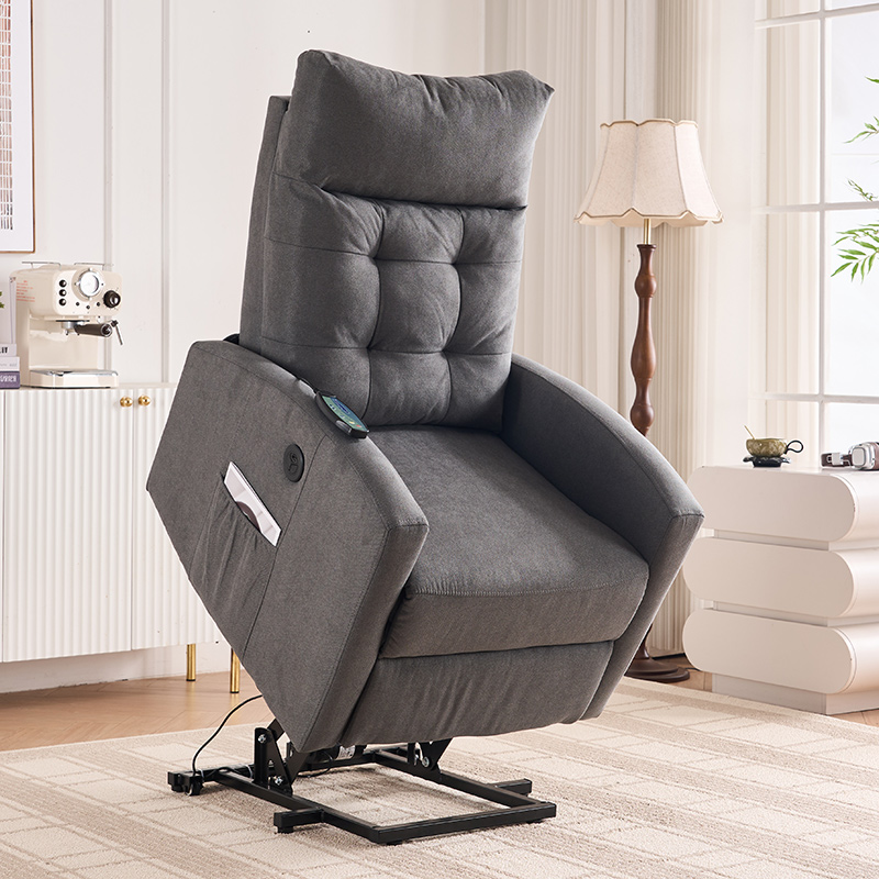 Modern Fabric Relax Armchair One Motor Power Electric Lift Chair with USB Charge