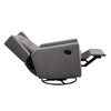 Modern Fabric Home Furniture Manual Swivel Glider Recliner Chair