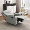 Home Theater Watch Tv Reclining Chair Manual Fabric Recliner with Cup Holder