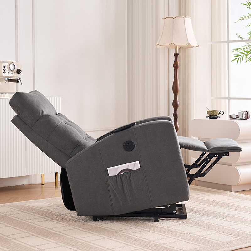 Modern Fabric Relax Armchair One Motor Power Electric Lift Chair with USB Charge
