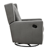 Modern Fabric Home Furniture Manual Swivel Glider Recliner Chair