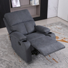 Home Theater Single Sofa Manual Reclining Chair with Cup Holder