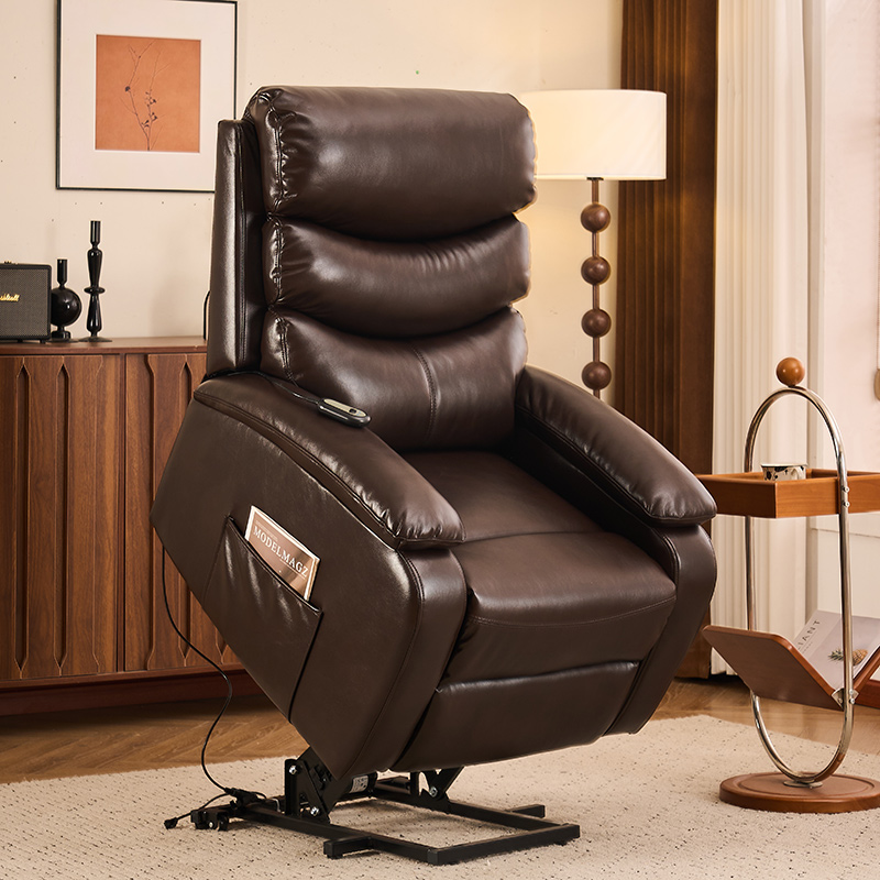 Luxury Leather Power Electric Lift Chair Reclining for The Elderly