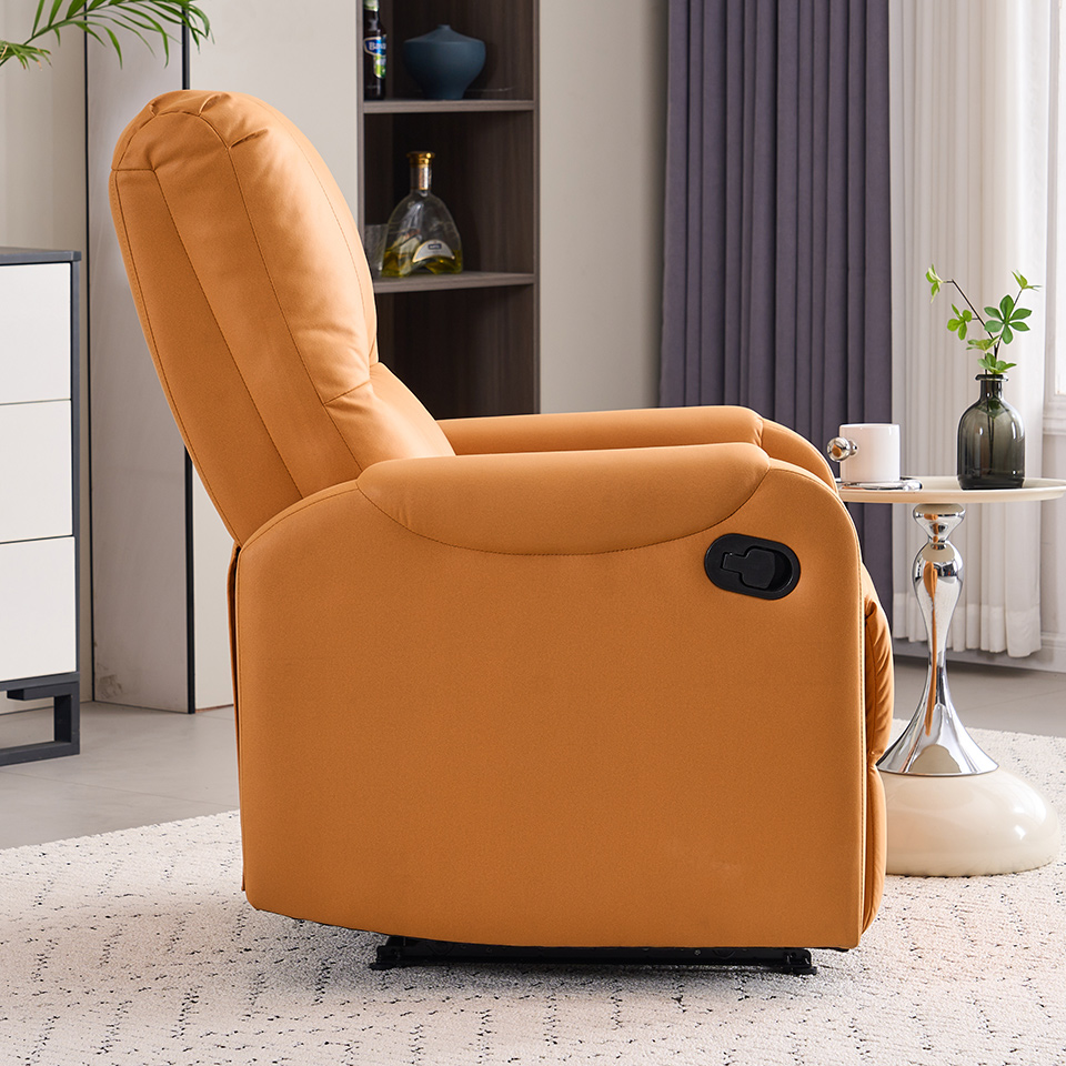 European Style Technology Fabric Manual Adjustable Reclining Recliner Chair