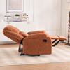 Modern Fabric Living Room Manual Recliner Chair With Reclining Function 