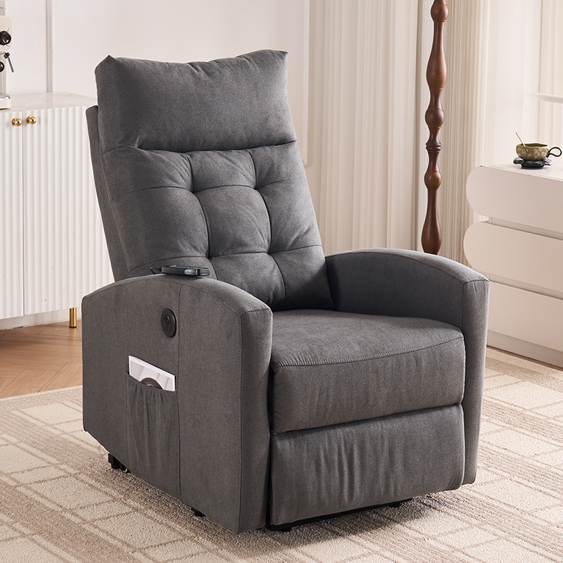 Modern Fabric Relax Armchair One Motor Power Electric Lift Chair with USB Charge
