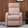 Beige Fabric Single Seater Multifunctional Manual Adjustable Recliner Chair