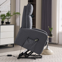 Modern Fabric Elderly Relax Power Lift Recliner Chair with Single Motor