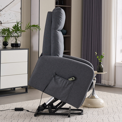 Modern Fabric Elderly Relax Power Lift Recliner Chair with Single Motor