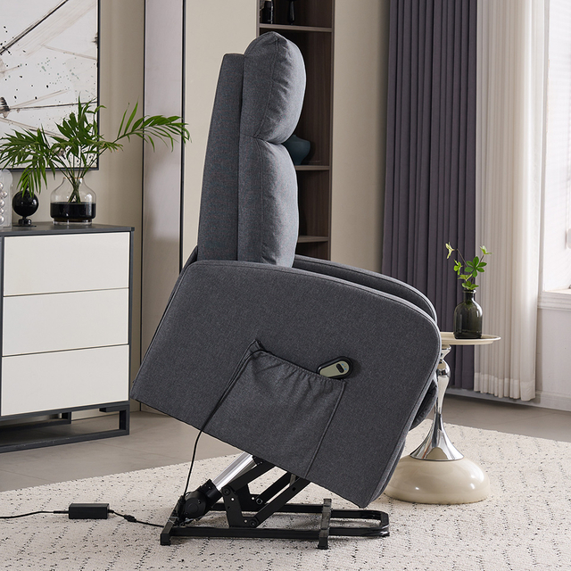 Modern Fabric Elderly Relax Power Lift Recliner Chair with Single Motor