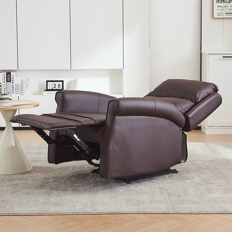 European Style Single Seater Sofa Living Room Relax Armchair Manual Recliner Chair