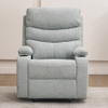 Home Theater Watch Tv Reclining Chair Manual Fabric Recliner with Cup Holder