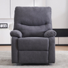 Dark Grey Fabric Living Room Furniture Manual Adjustable Recliner Chair Sofa 
