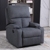 Home Theater Single Sofa Manual Reclining Chair with Cup Holder