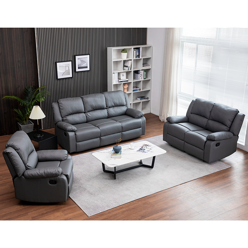 Hot Sale Modern Leather Living Room 1.2.3 Sofa Sets Motion Recliner Sofa